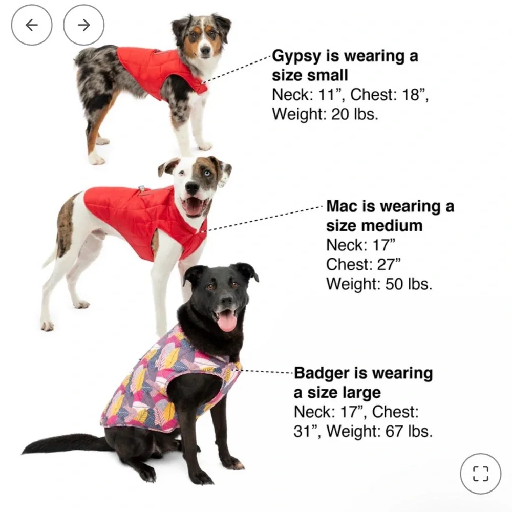 Kurgo Loft reversible‎ dog jacket